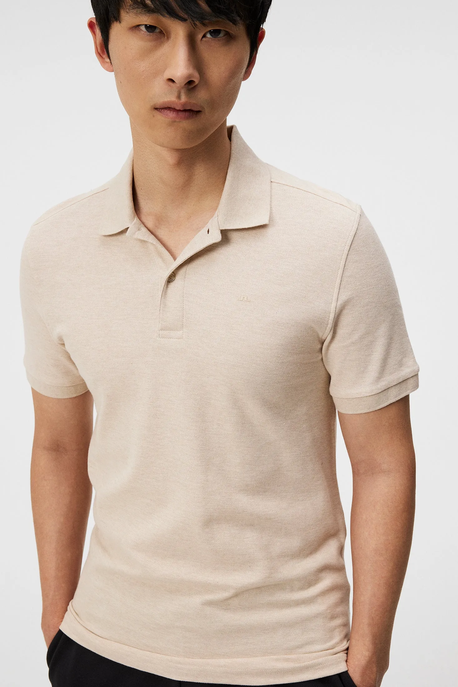 Troy Polo Shirt / Moonbeam Melange