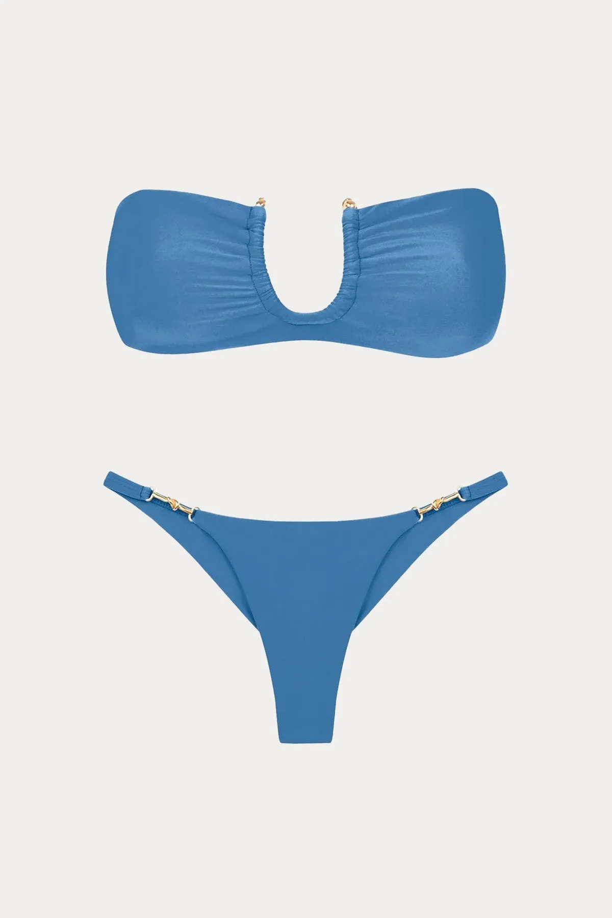 Vix Solid Cora Straplez Bikini