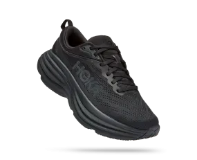 Women's Hoka Bondi 8 Color: Black / Black  (WIDE WIDTH)