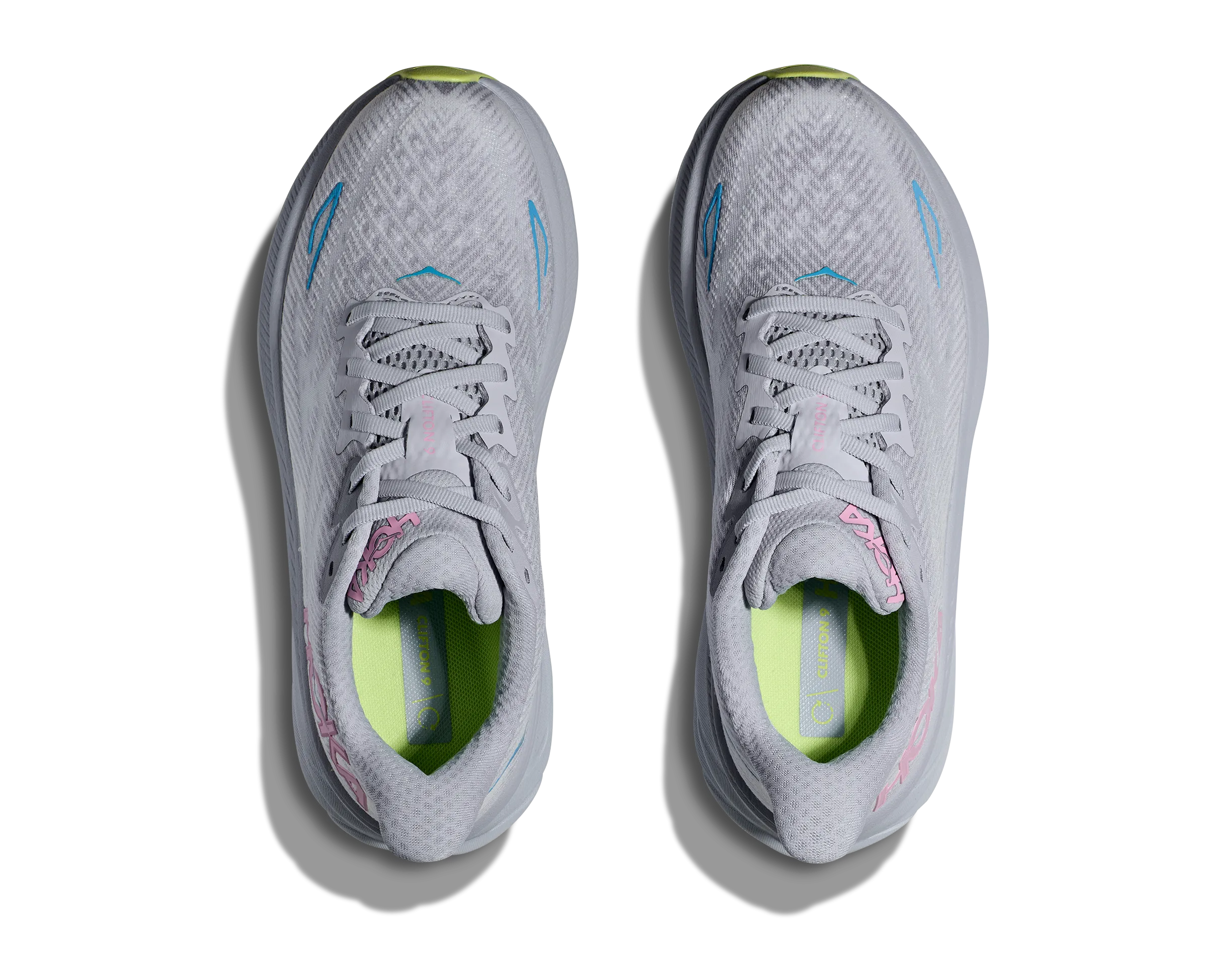 Women's Hoka Clifton 9 Color: Gull/Sea Ice