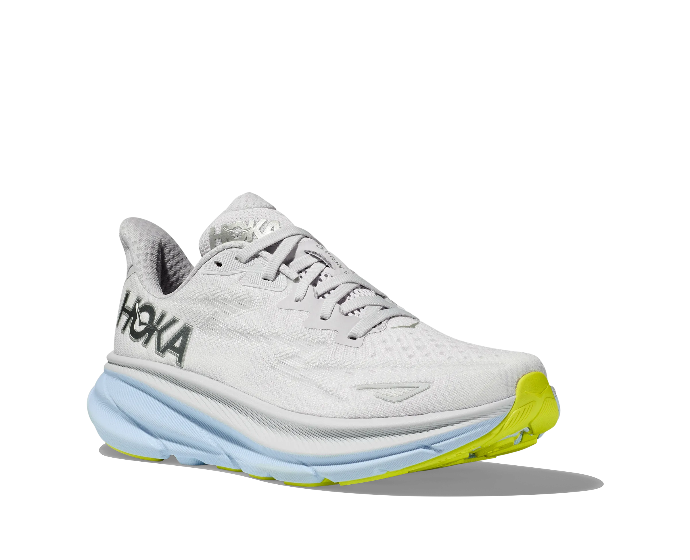 Women's Hoka Clifton 9 Color: Nimbus Cloud/ Ice Water (WIDE WIDTH)