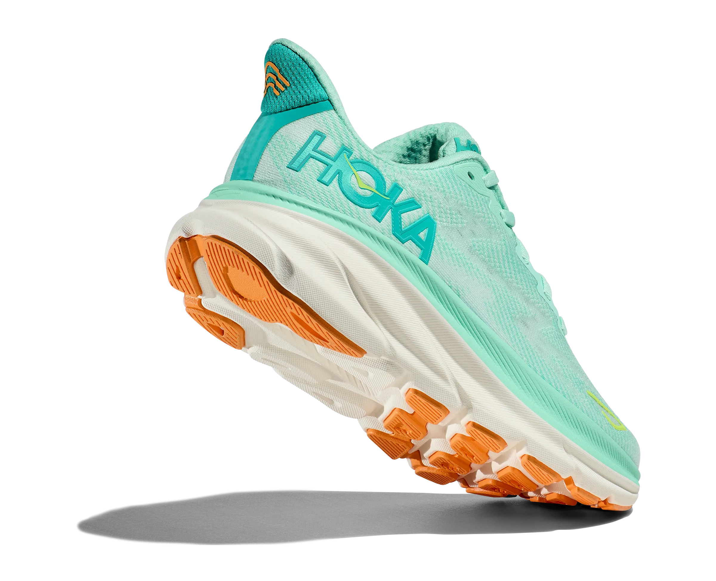 Women's Hoka Clifton 9 Color: Seafoam / Aqua Breeze