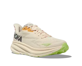 Women's Hoka Clifton 9 Color: Vanilla / Astral (WIDE WIDTH)