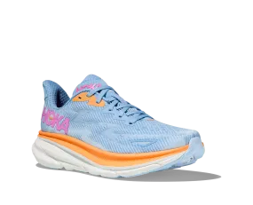 Women's Hoka One One Clifton 9 Color: Airy Blue / Ice Water (WIDE WIDTH)