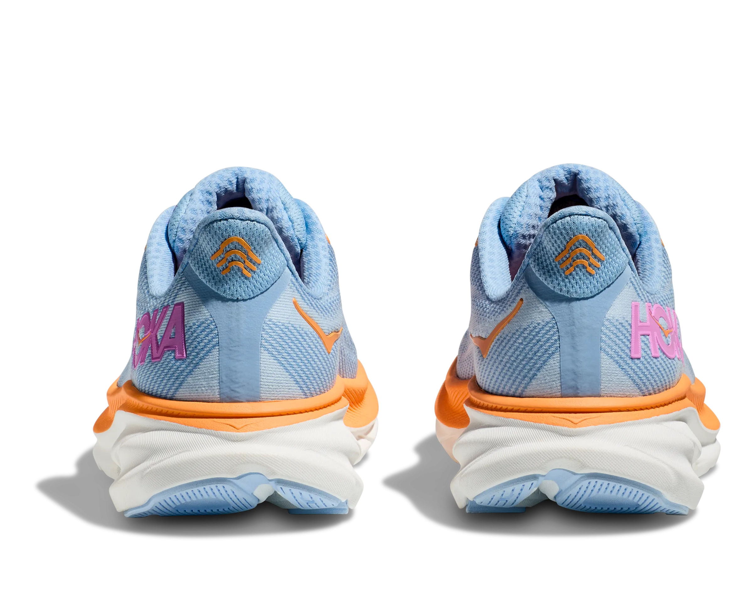 Women's Hoka One One Clifton 9 Color: Airy Blue / Ice Water