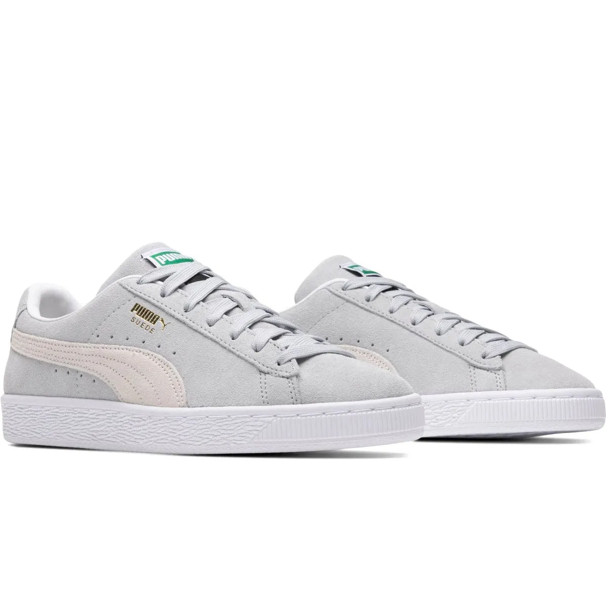 WOMEN'S SUEDE CLASSIC XXI PLATINUM GRAY/PRISTINE/PUMA WHITE | Bodega